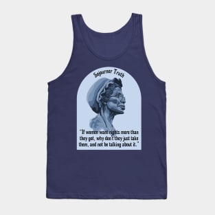 Sojourner Truth Portrait and Quote Tank Top